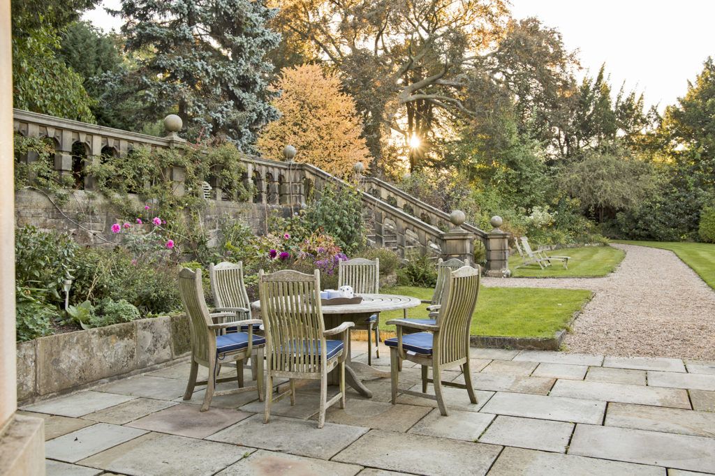 Darley House Garden Sitting Area